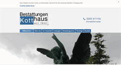 Desktop Screenshot of bestattungen-kotthaus.de